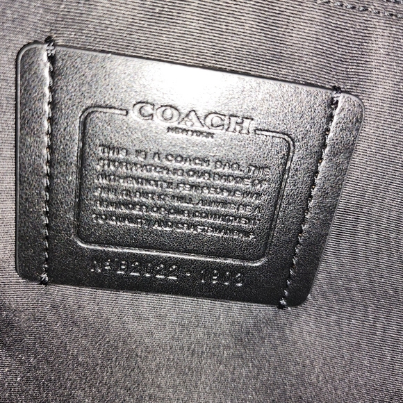 NWT Coach Ranger Backpack with Signature Canvas Pieced Patchwork - Picture 6 of 15